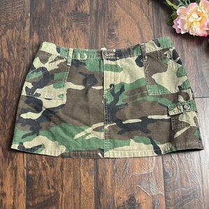 Camouflage Mini Skirt